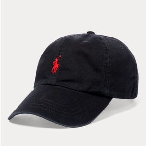 Black Ralph Lauren Baseball Hat